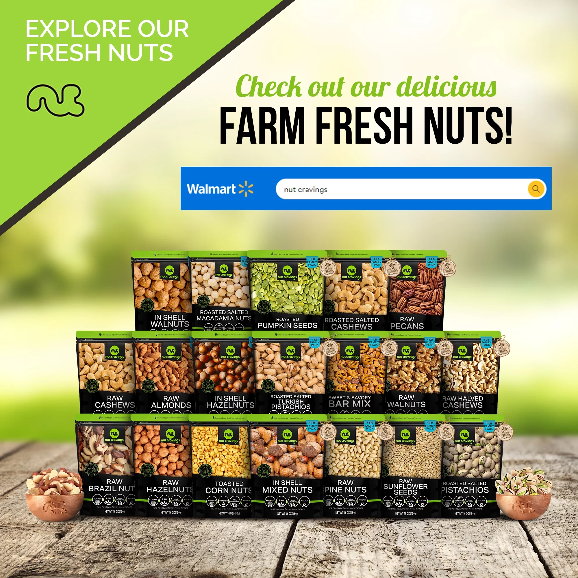 Brazil Nuts, Raw In Shell, Whole (48oz - 3 lbs) by Nut Cravings