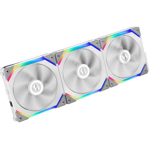 Lian Li UNI FAN SL120 - Case fan - 120 mm - white (pack of 3)