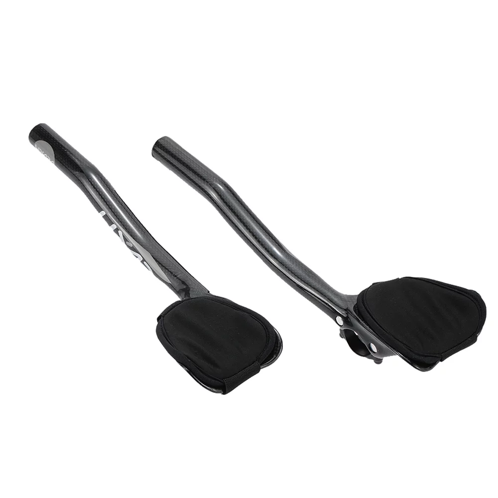 Lixada Carbon Fiber Road Bike Aero Bar Rest Handlebar Aerobar 31.8mm Streamlined Design for Reduced Wind Resistance Perfect for Speed Enthusiasts and Competitive Cyclists