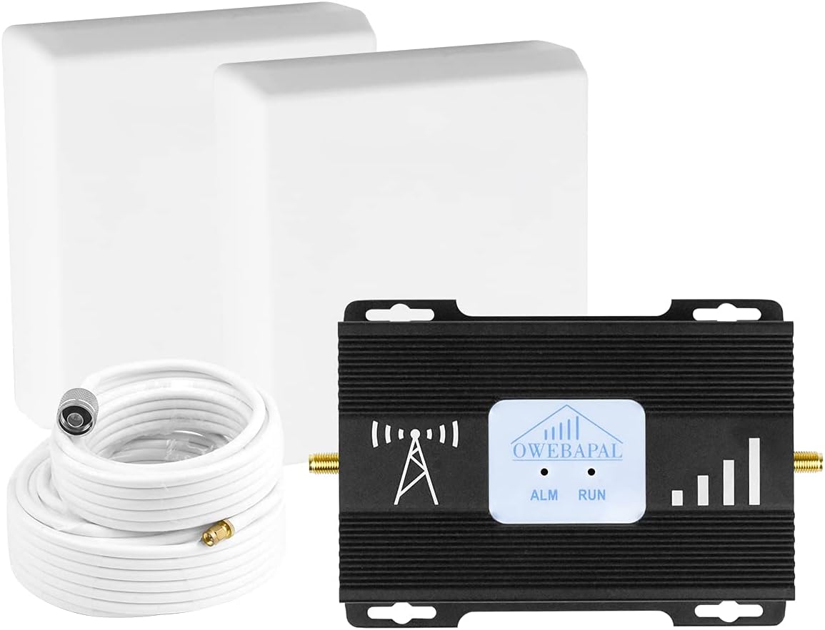 AT&T Cell Phone Signal Booster, AT&T Signal Booster for Cell Phone, 5G/4G/LTE/T Mobile Phone Booster, AT&T Signal Booster Band 12/17, Cell Booster ATT Cell Signal Booster for Home 4G LTE 5G 4000sqft