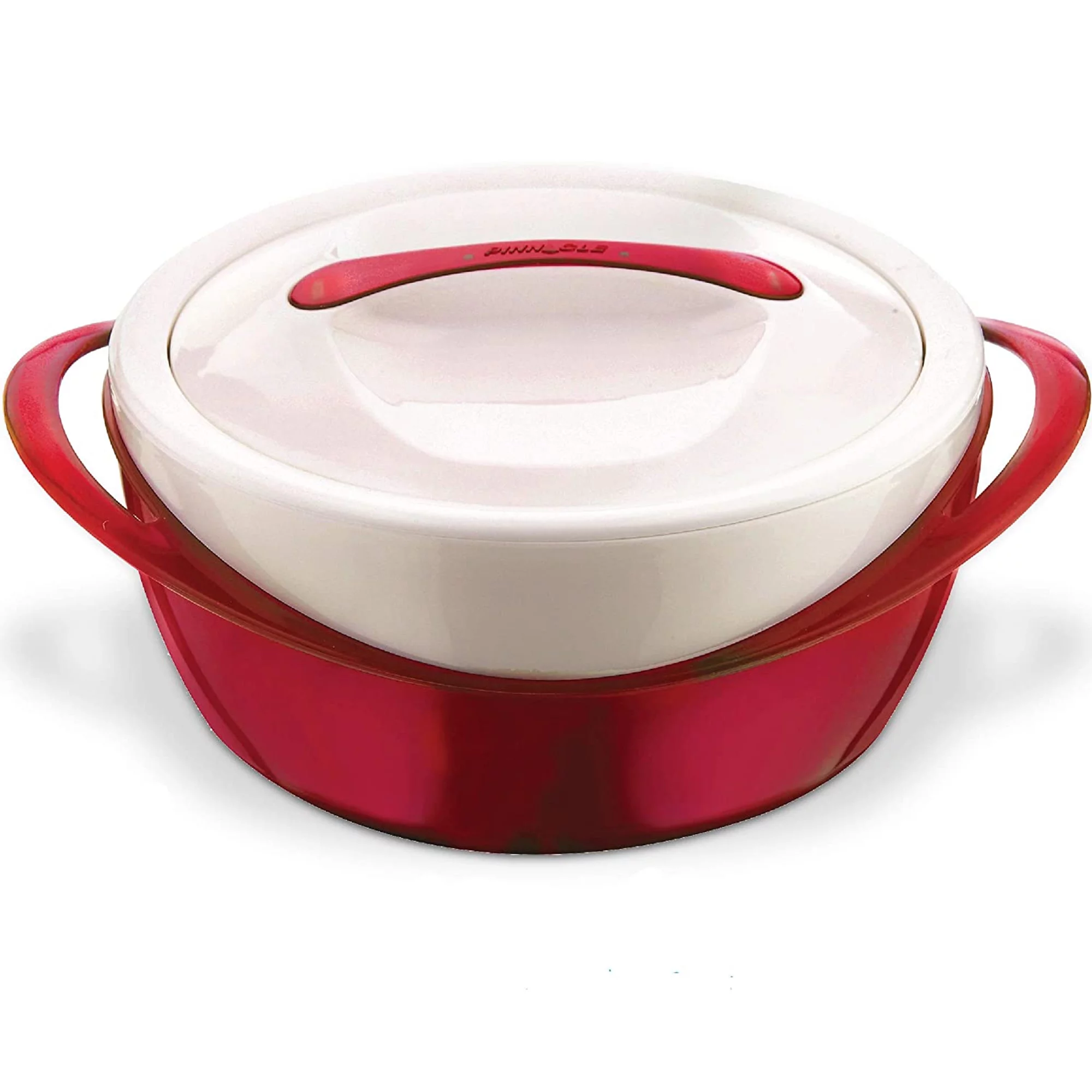 Pinnacle Thermoware 2.6-Qt Stainless Steel Bowl Insulated Food Container, Red
