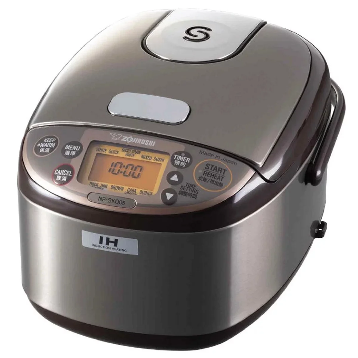Zojirushi Induction Heating System Rice Cooker and Warmer (3-Cup/Dark Brown) with Accesory