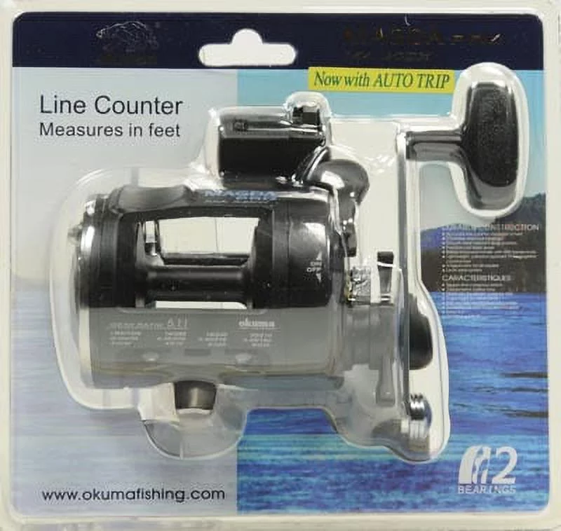 Okuma Magda 20DX Line Counter Reel, Fishing Reel