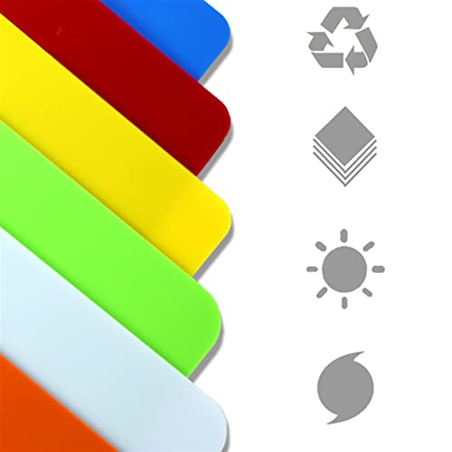 Icegrey Desk Divider Privacy Panel Removable Acrylic Desk Partition Board with Clips for Student Call Centers Offices Braries Classrooms Library, White, 12x20