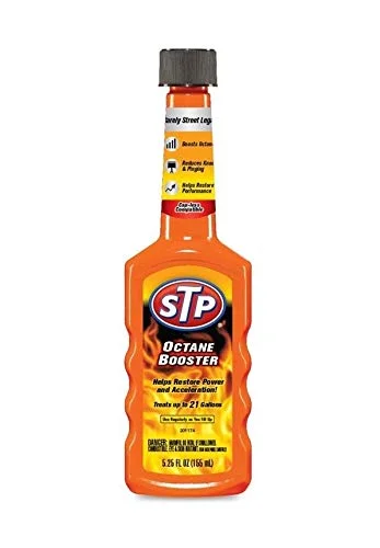 STP Octane Booster, Fuel Intake System Cleaner, Bottles, 5.25 Fl Oz, Pack of 12, 18040G-12PK