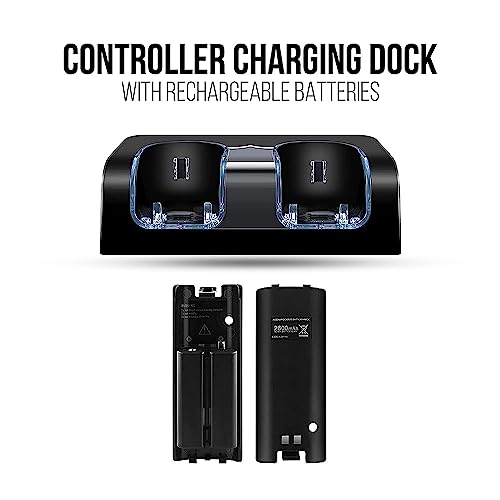 Nintendo Wii Console, Black Premium Bundle (Renewed)