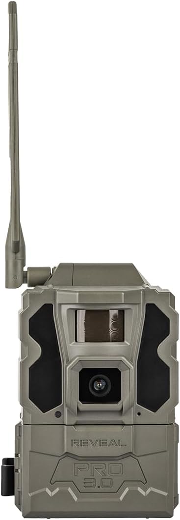 TACTACAM Reveal Pro 3.0 LTE Cellular Trail Camera AT&T and Verizon, 4K Photo Quality, No Glow Flash, No SD Card Required (RV-TC-XPRO3) for Hunting, Security, Surveillance
