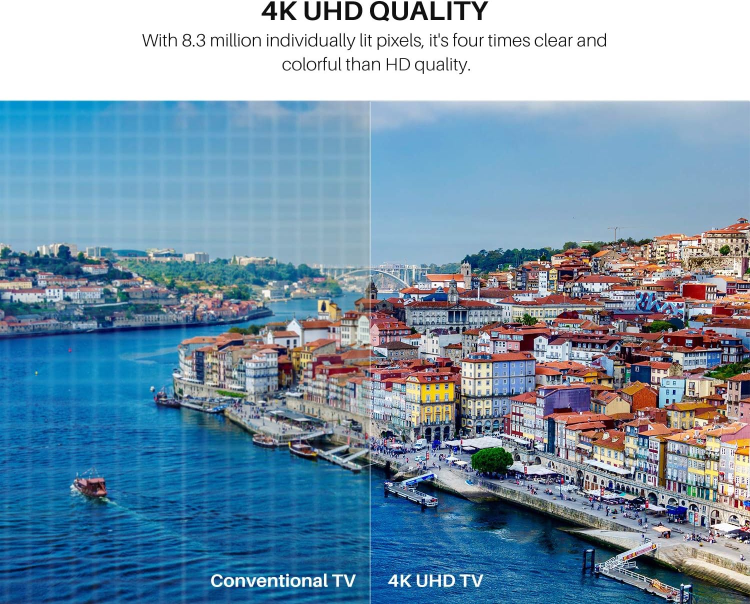 SANSUI ES55S1A, 55 inch 4K UHD HDR Smart LED Android TV with Google Assistant(Voice Control), Screen Share, USB, HDMI…