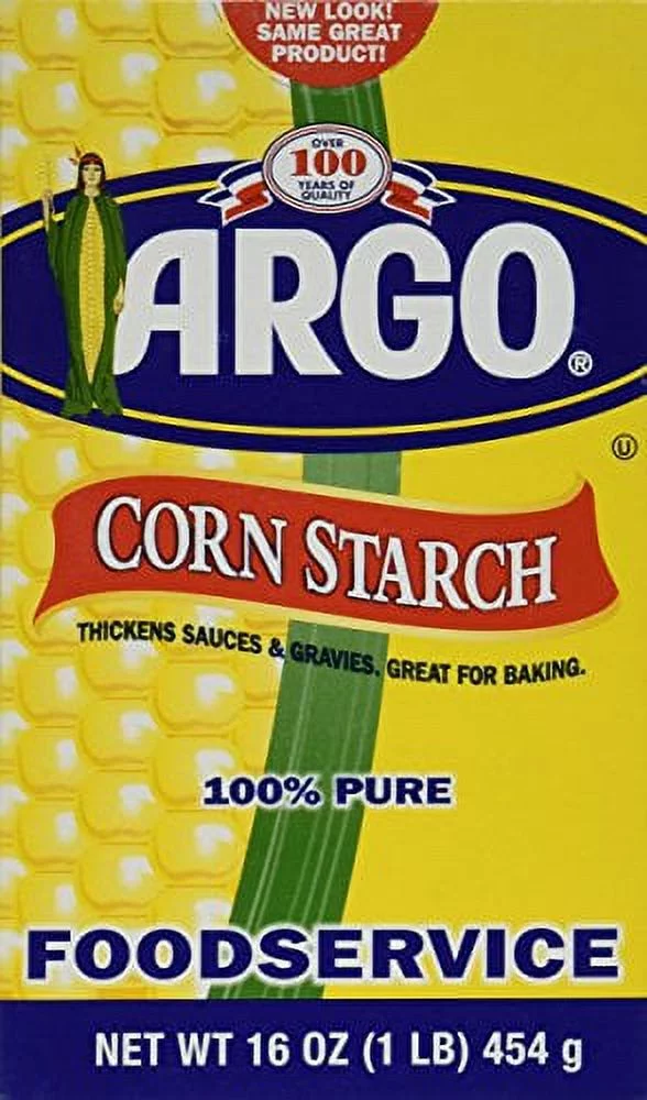 Argo Corn Starch - 16 oz. (pack of 6) 100% PURE Gluten Free