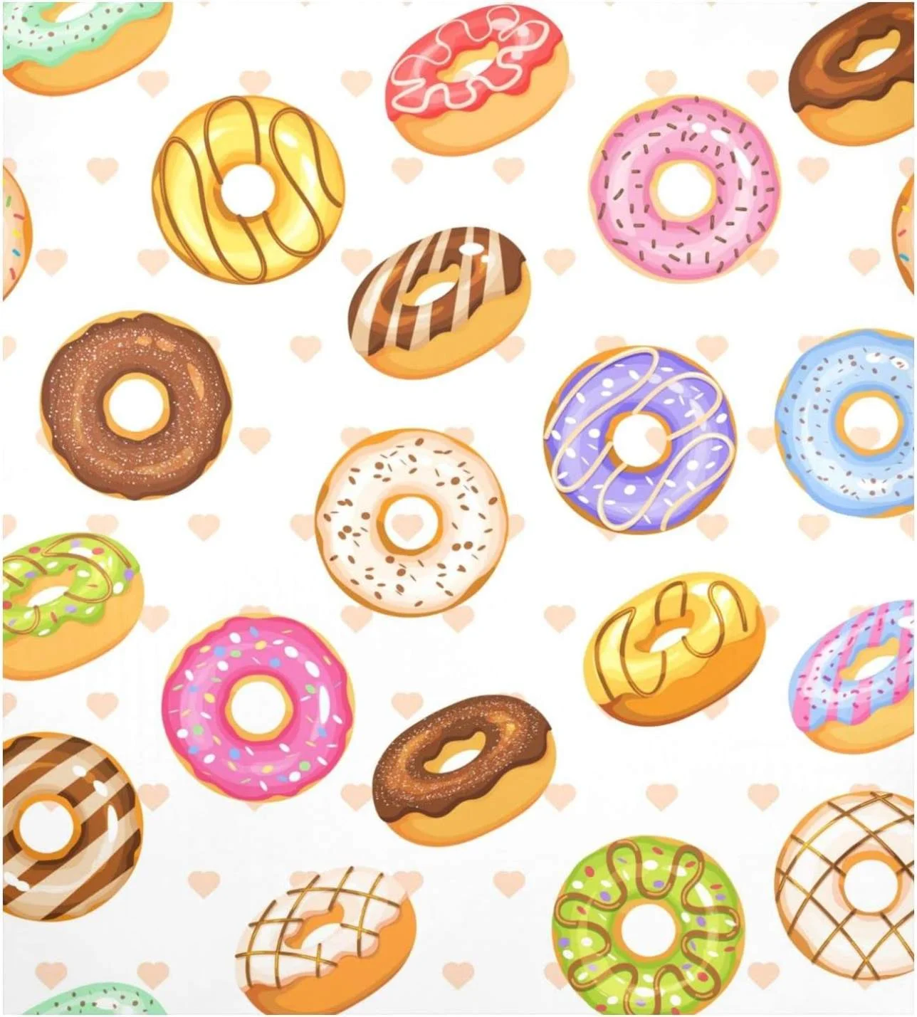 Hyjoy Doughnut Dishwasher Magnet Cover,Reusable Fridge Panel Decal with Magnetic Stickers for Kitchen Appliance Home Decor,23 x 26 Inch