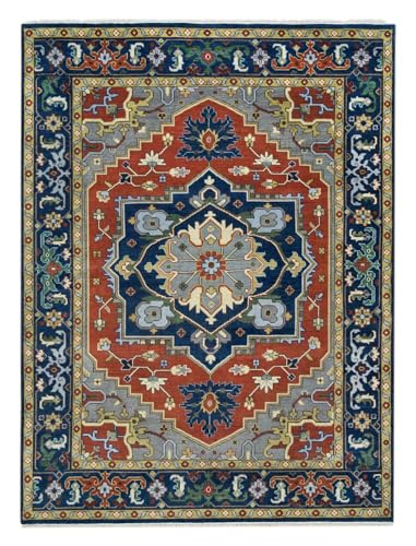 Premium Handmade Oriental Turkish Oushak Rug - 12X18 ft - Multicolor, Authentic Decorative Floral Woolen Turkish Oushak for Bedroom, Dining Room, Luxury Home Decor