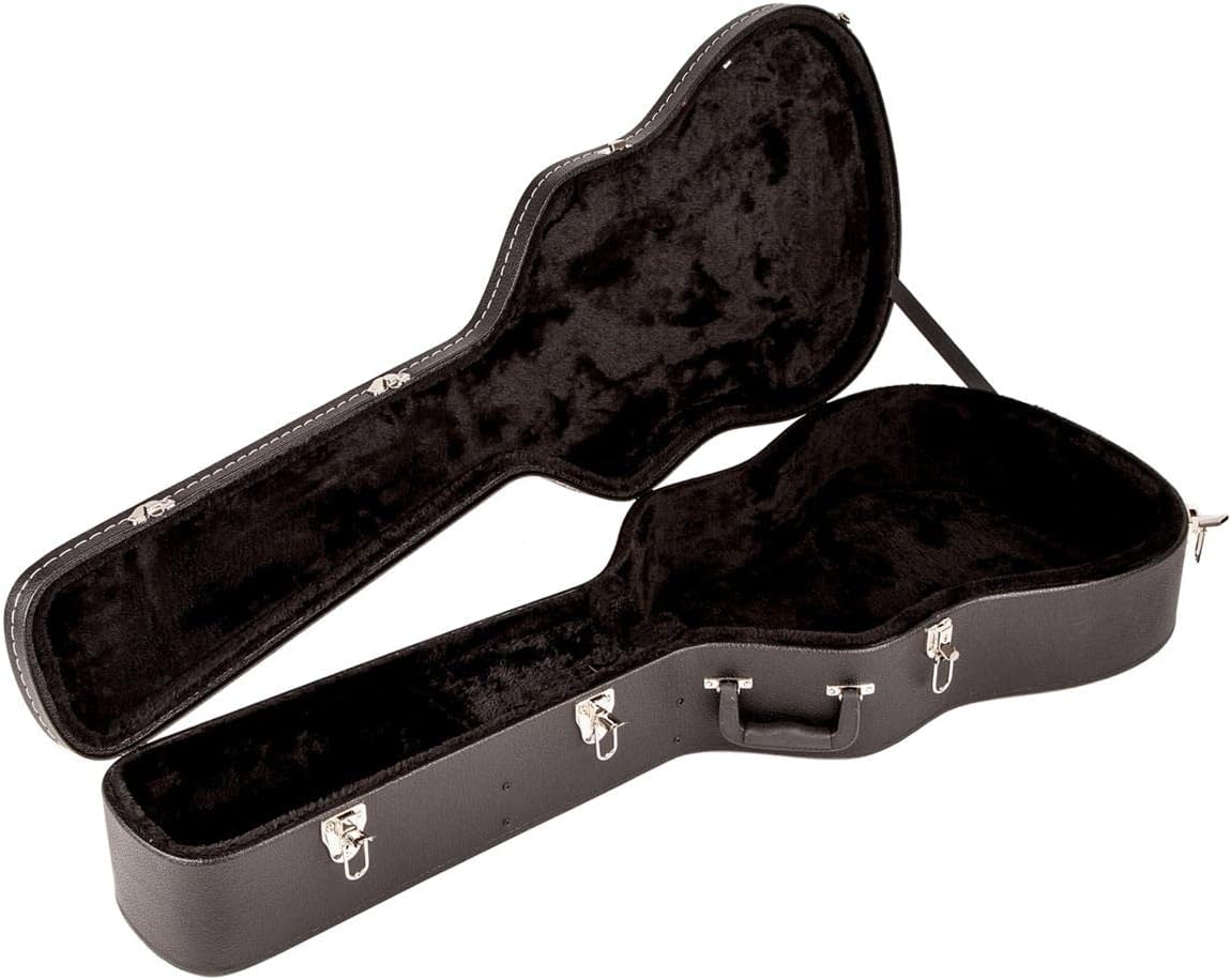 Fender Flat-Top Acoustic Guitar Case, Dreadnought, Black