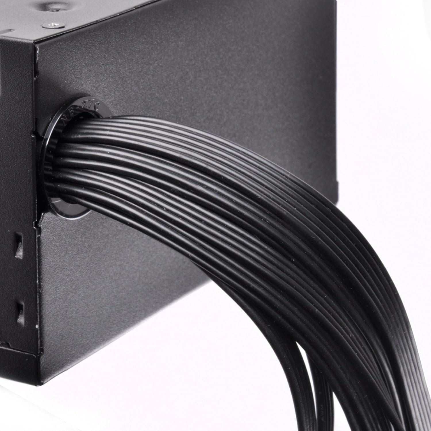 SilverStone Technology SST-ET750-B Watt 80 Plus Bronze Fixed Cable Computer Power Supply with All Flat Black Cables