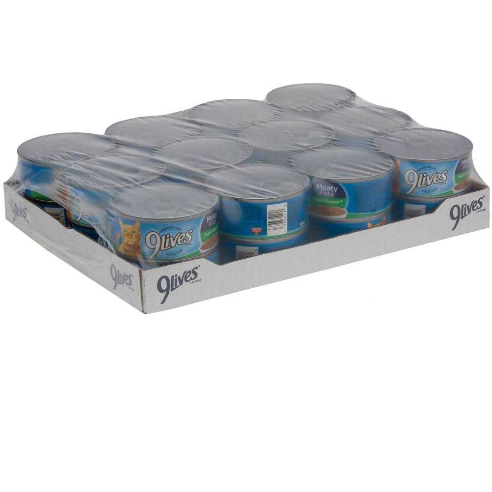 9 Lives Meaty Pate Super Supper Canned Cat Food - Pet Supplies online store