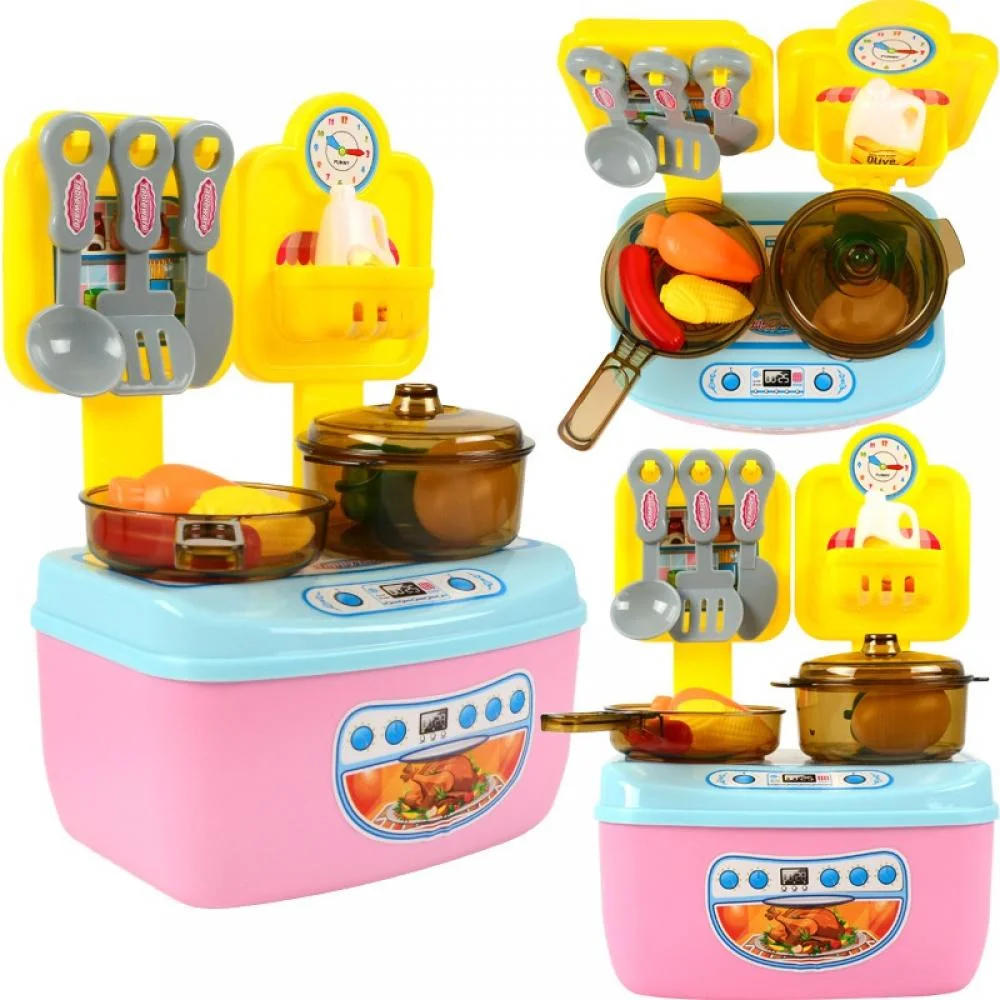 12PCS Kids Kitchen Pretend Play Toys, Cooking Play Set,Including Play Food and Utensils Accessories,Learning Gift Toy for Boys and Girls