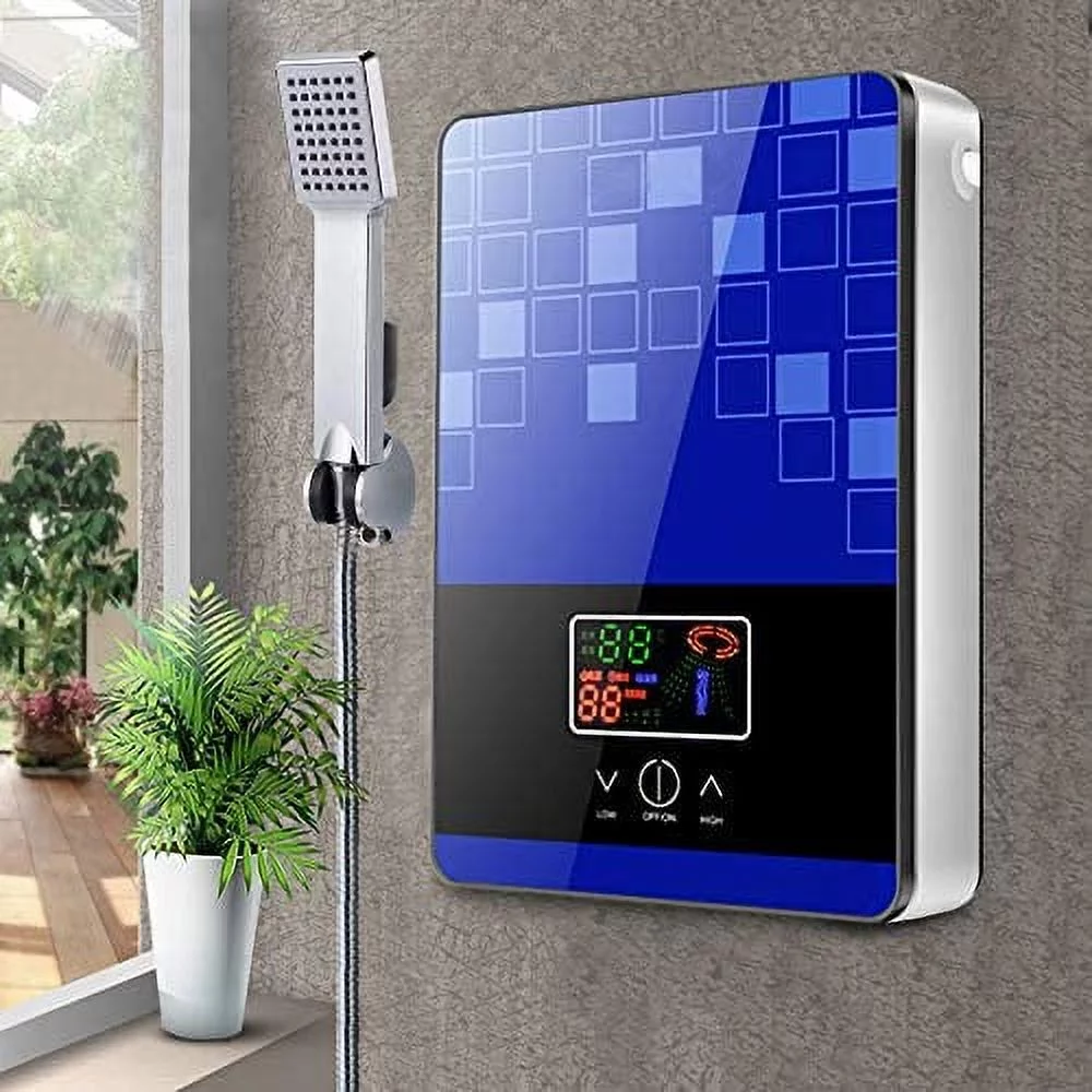 Electric Tankless Instant Hot Water Heater Bathroom Shower Kitchen 4.5kW