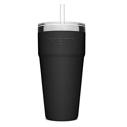 YETI Rambler 26 oz Straw Cup, Vacuum Insulated, Stainless Steel with Straw Lid