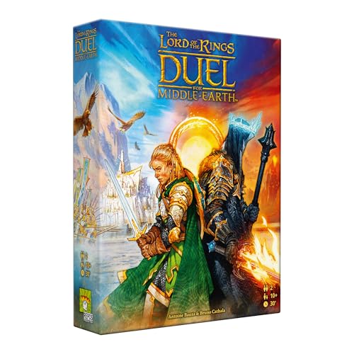 Asmodee The Lord of The Rings: Duel for Middle-Earth Board Game - Epic Strategy Game of Power and Conquest for Kids and Adults, Ages 10+, 2 Players, 30 Minute Playtime