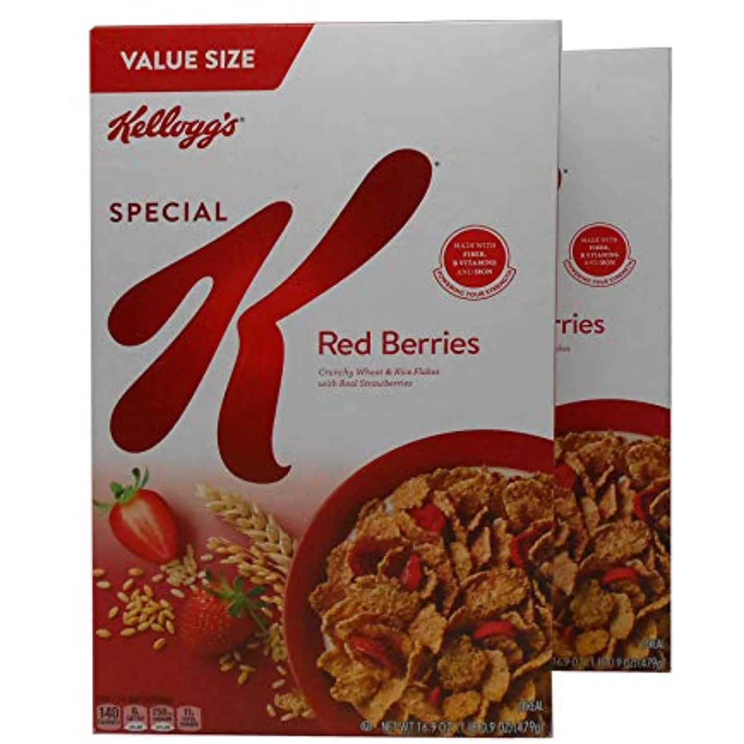 Special K Kelloggs Cereal, Red Berries, 16.90 Ounce (Pack Of 2)