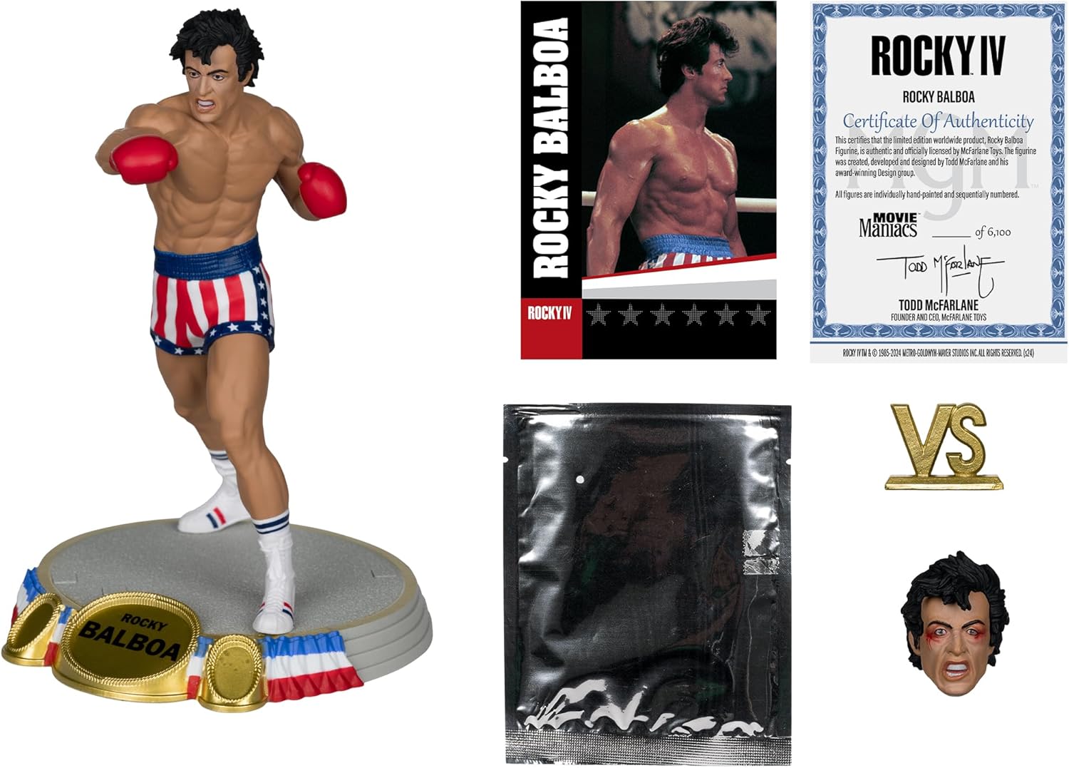 McFarlane Toys - Rocky Balboa (Rocky IV) 6in Posed Figure