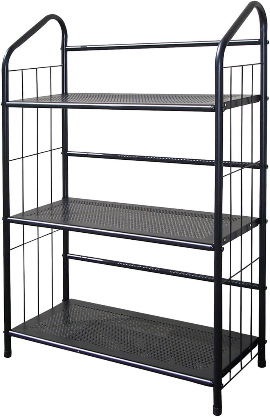 ORE International Metal Book Shelf Bookcase, Black