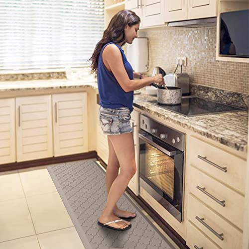 WISELIFE Kitchen Mat Cushioned Anti Fatigue Floor Mat,17.3