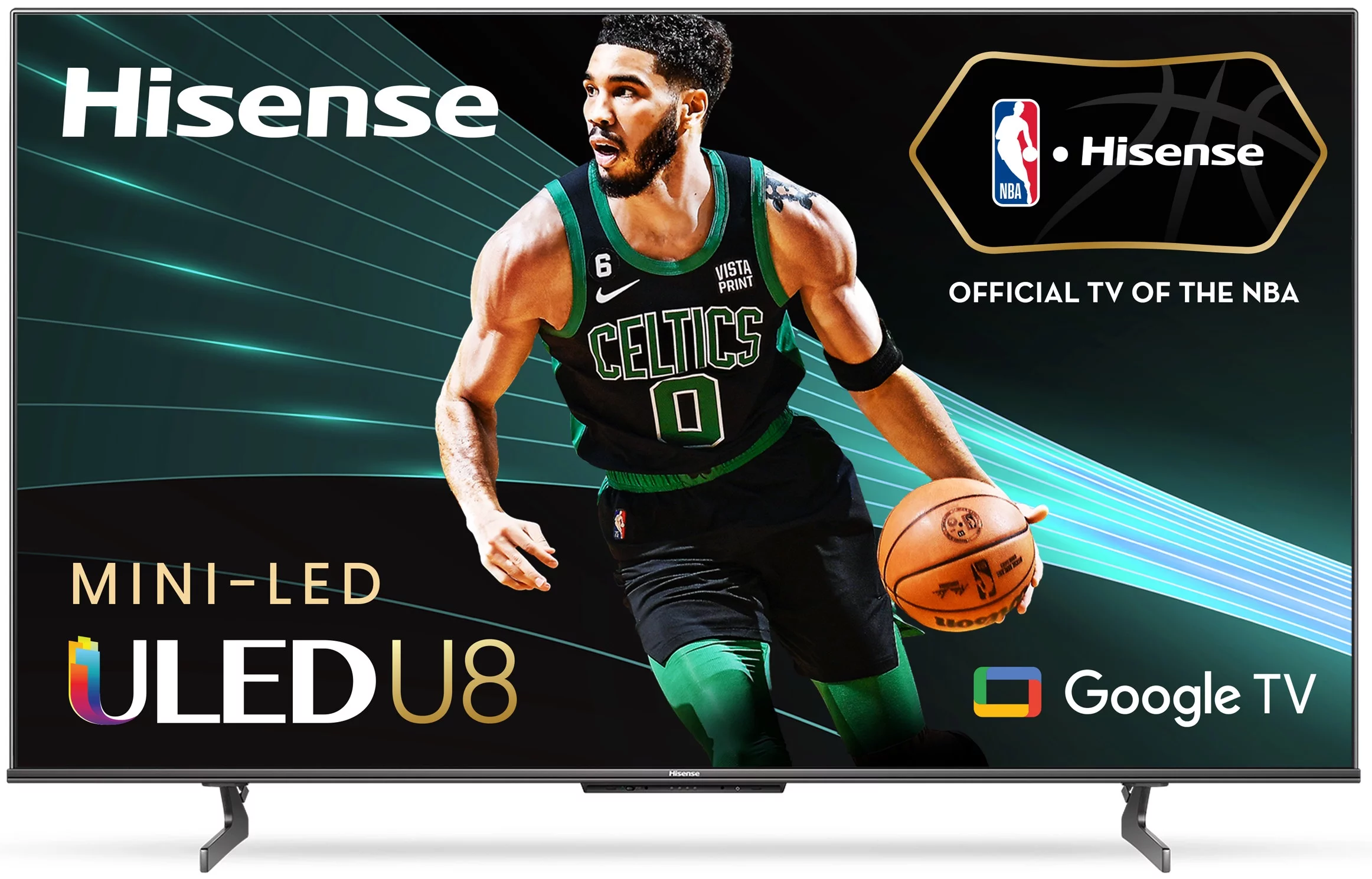 Hisense  75- Inch  Class Premiun U8H Series Quantum Dot ULED 4K UHD Smart Google TV - Curated Treasures Market