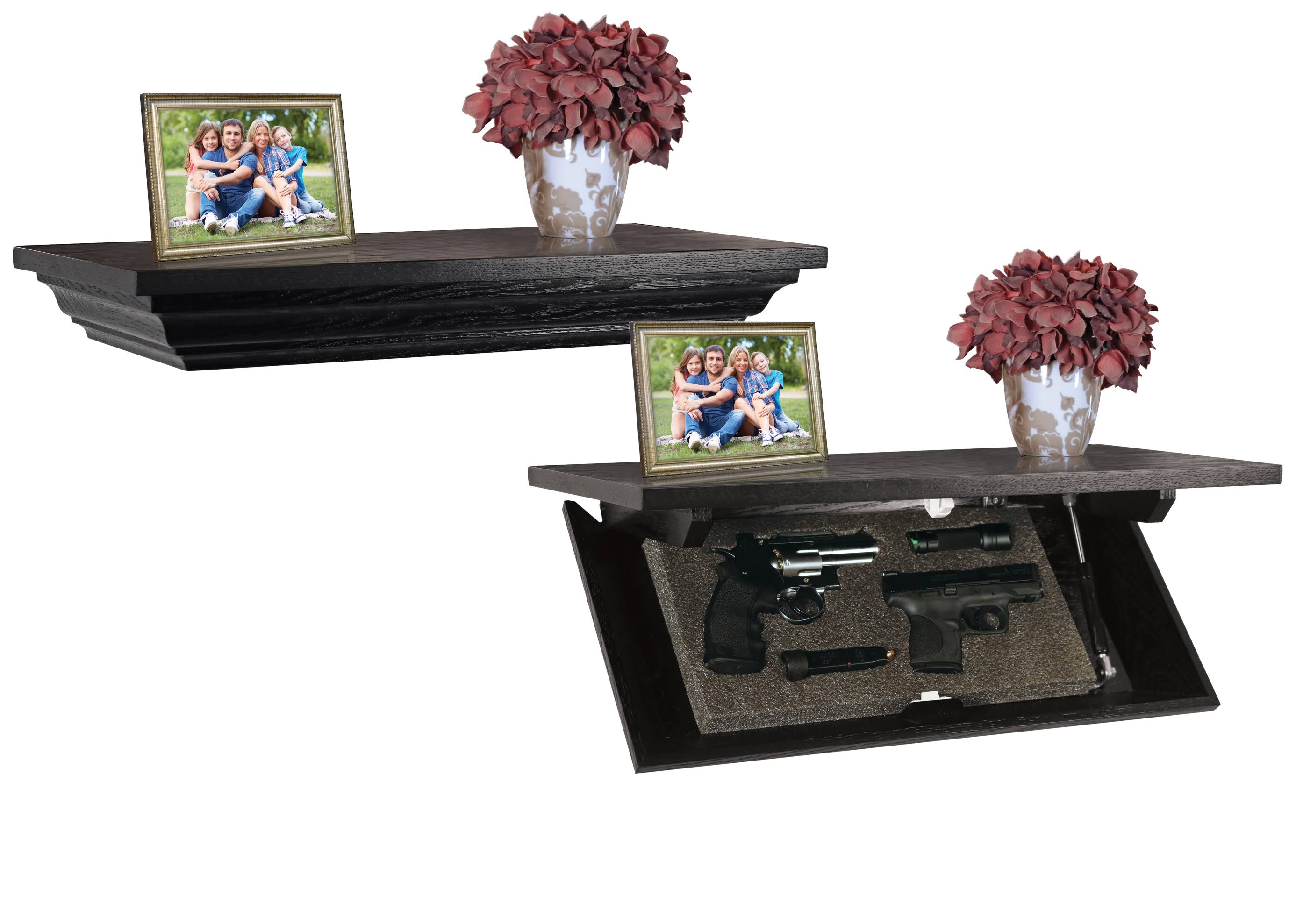 PS Products Concealment Shelf Espresso