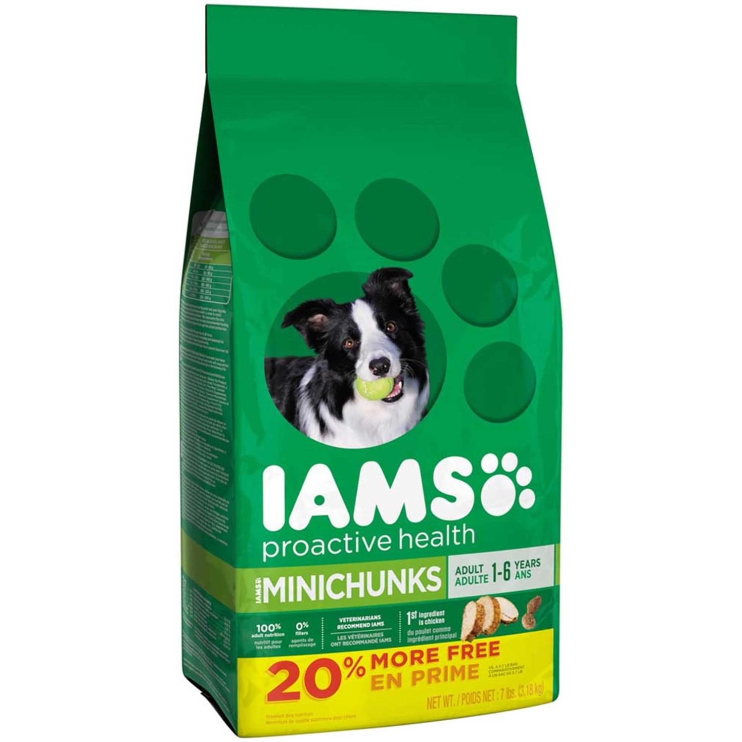 Iams Adult ProActive Health Minichunks Chicken Dry Dog Food - Pet Supplies online store