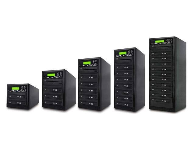 1 to 3 Target DVD CD Multiple Disc Duplicator with Built in Burners