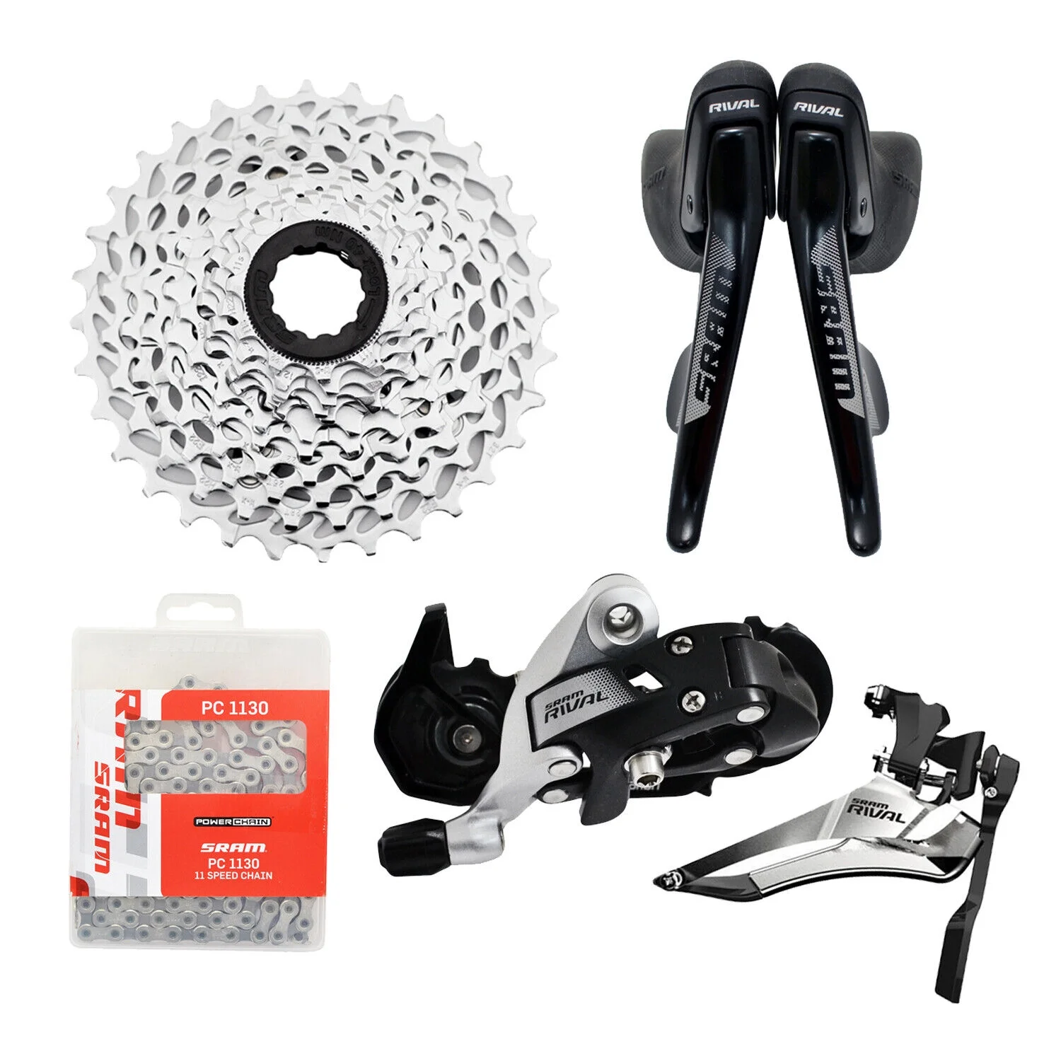 SRAM RIVAL 22 2x11 Speed Road Gravel Groupset Kit 6 piece #SY3607