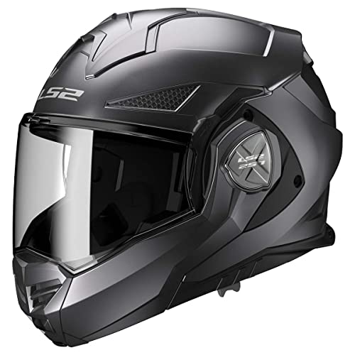 LS2 Helmets Advant X Modular Helmet (Gloss White - Large)