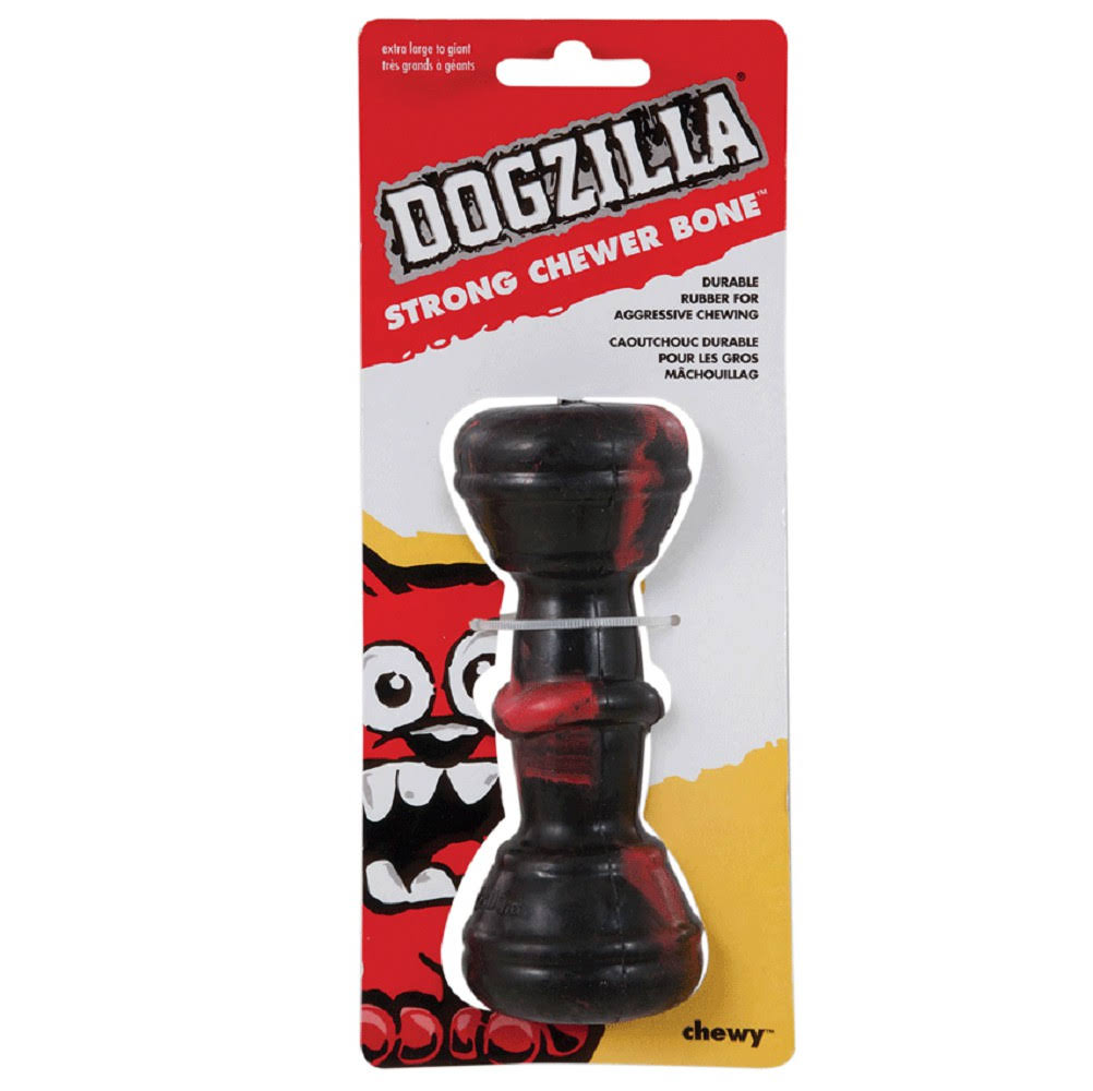 Dogzilla - Juguete para Perro Dumbell Negro