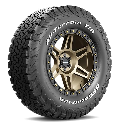 BFGoodrich All Terrain T/A KO2 Radial Car Tire for Light Trucks, SUVs, and Crossovers, LT255/65R17/D 114/110S