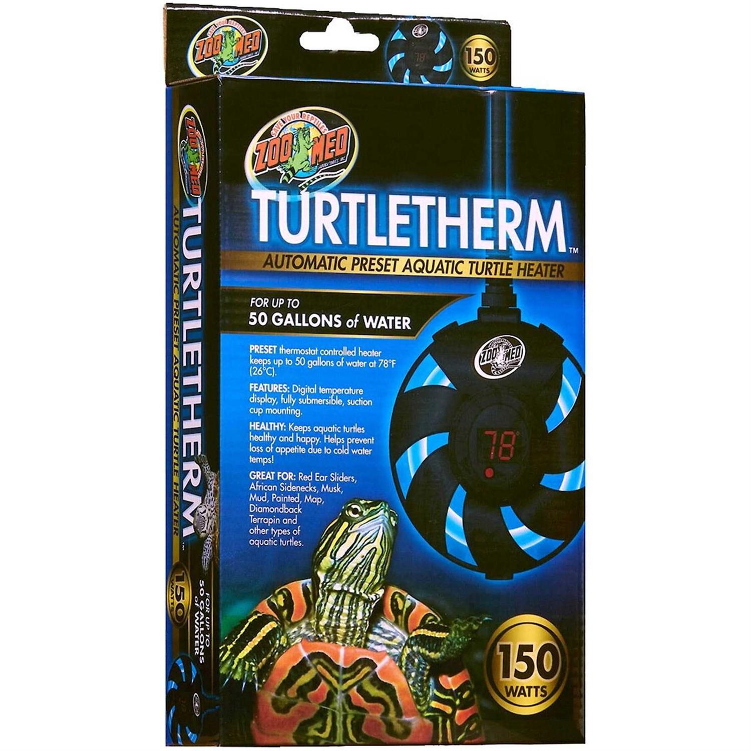 Zoo Med Turtletherm Automatic Preset Aquatic Turtle Heater - Pet Supplies online store
