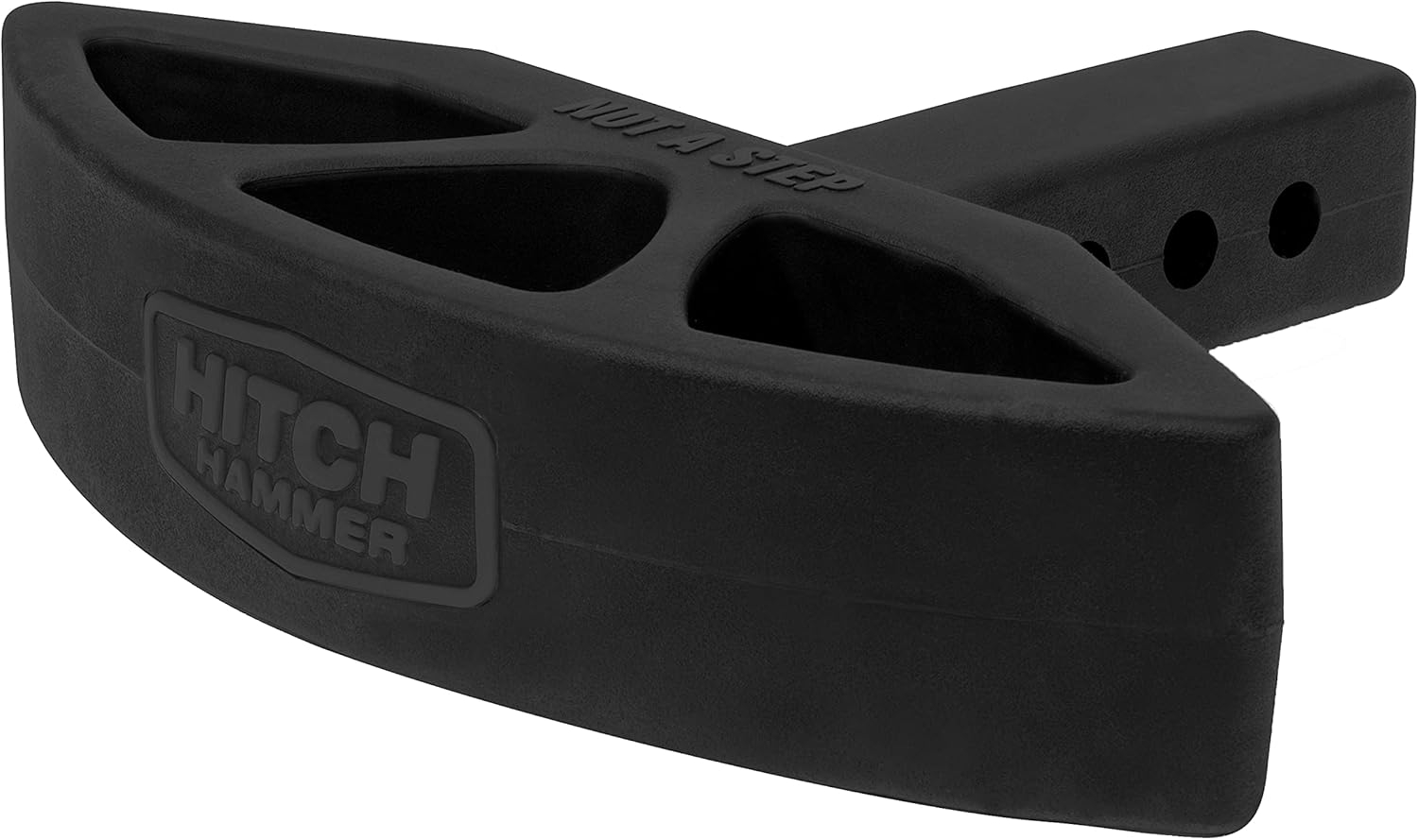 HitchHammer XL - Rear Hitch Mounted Bumper Guard. Flexible Rubber - Tougher Than Steel! Pack of 2