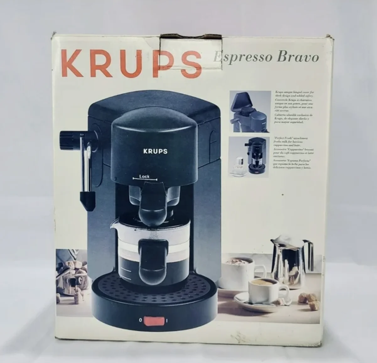 KRUPS Espresso Bravo Machine Model 871 White