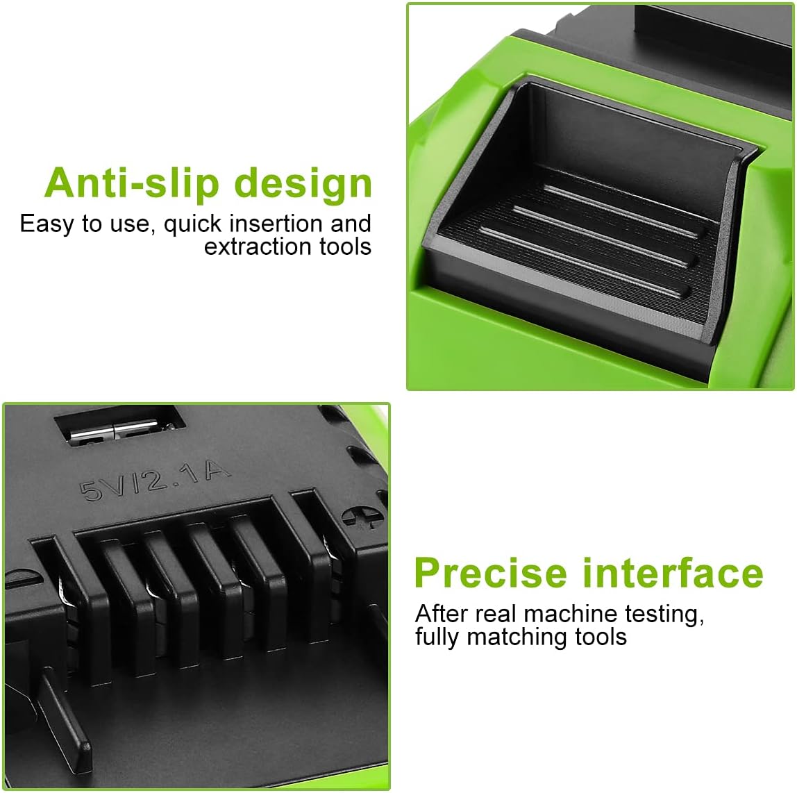 Energup 29462 Replacement 40V GreenWorks Battery for GreenWorks 40V G-MAX Battery 29252 20202 22262 25312 25322 20642 22272 27062 21242 GreenWorks 40V Lithium Battery (Not for Gen 1) Pack of 2