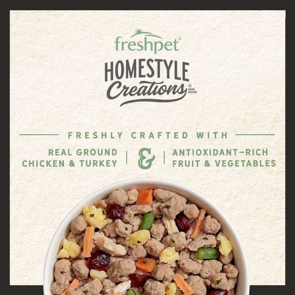 Freshpet Homestyle Creations Chicken & Turkey Fresh Dog Food - Pet Supplies online store