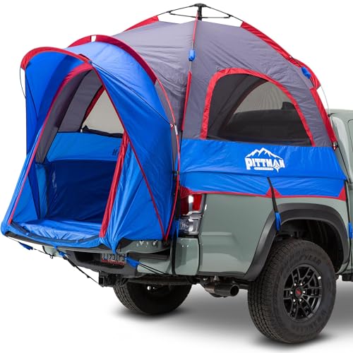 Pittman Outdoors - Truck Bed Tent with EZ up Mechanism - The Ultimate Truck Tent to optimize your Truck Camping Experience