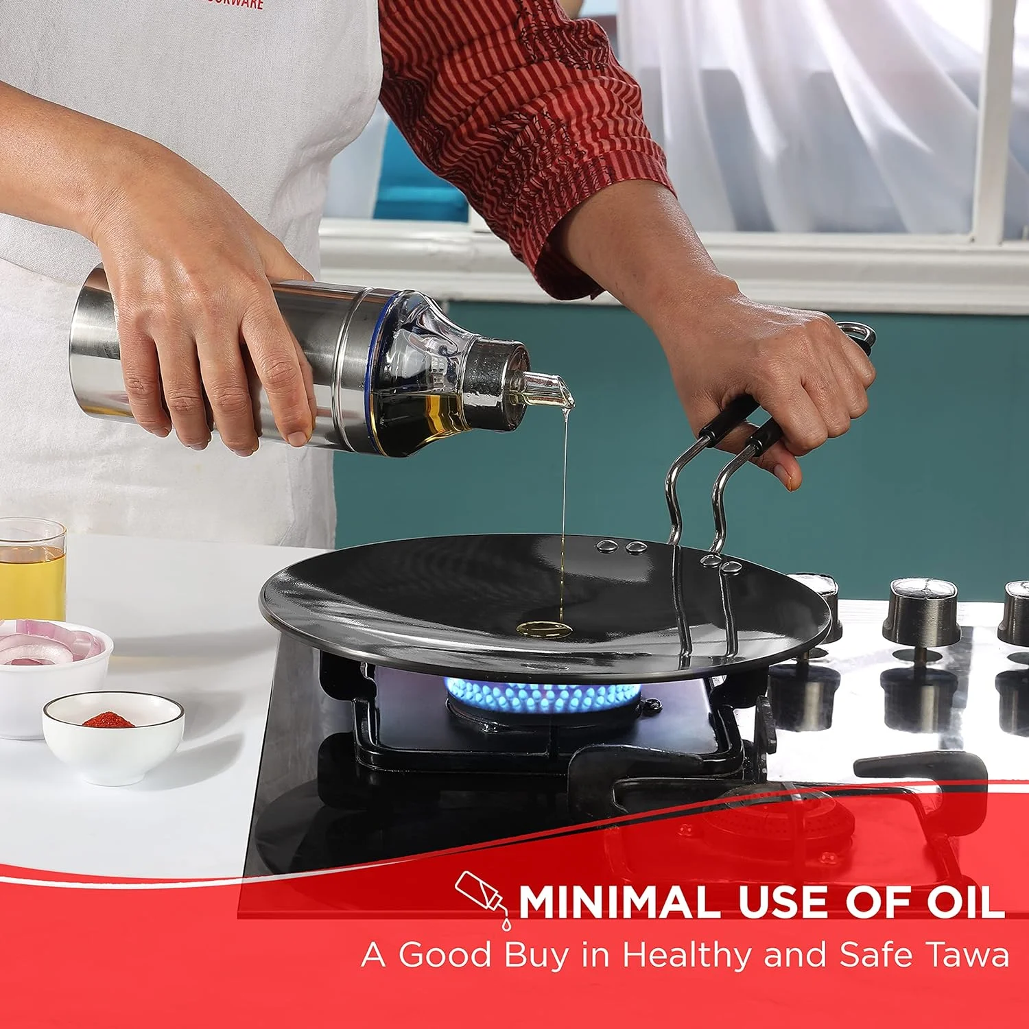 Cookware Hard Anodized awa, Black, 25 Cm