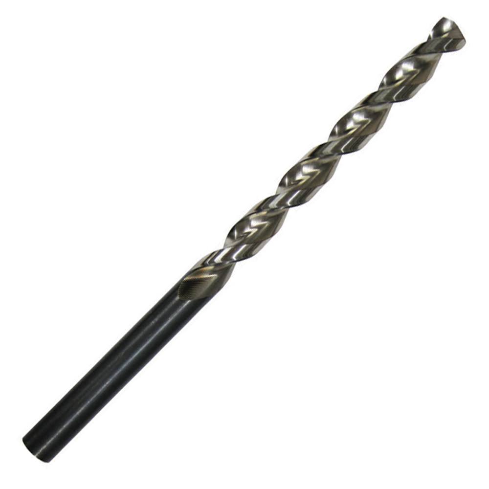 GUHRING #46 130° Parabolic Flute High Speed Steel Taper Length Drill Bit - Bright Finish, 2-7/32x22 Flute Length, 3-11/32x22 OAL