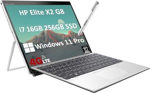 HP Elite X2 G8 Folio Tablet w/Detachable Keyboard (4G LTE, 13