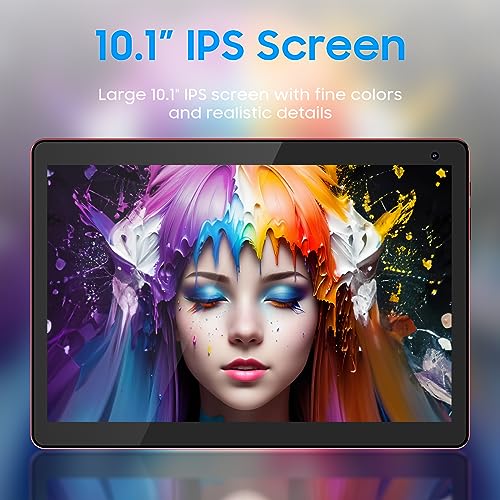 COOPERS Tablet 10 inch Android Tablets, Android 14 Tablet Quad Core Processor 32GB Storage Tablet Computer, 6GB RAM, 8MP Camera, Long Battery Life Black