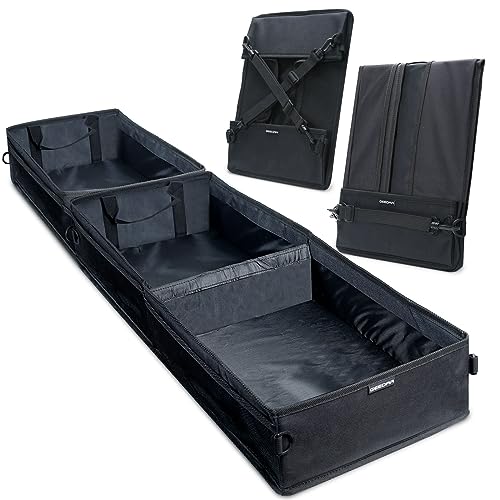 Under Seat Storage Truck Tool Box Organizer for Truck Underseat Storage Ford F150 F250 F350 Dhevy Dilverado Accessories (2 Compartment for the Bench Seat)