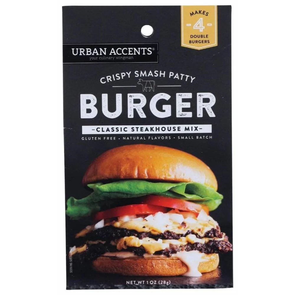 Urban Accents, Burger Classic Steakhouse Mix, 1 oz Pack of 3