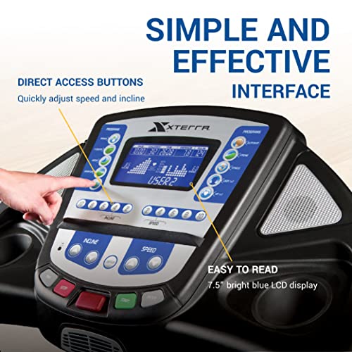 XTERRA Fitness Folding Treadmill