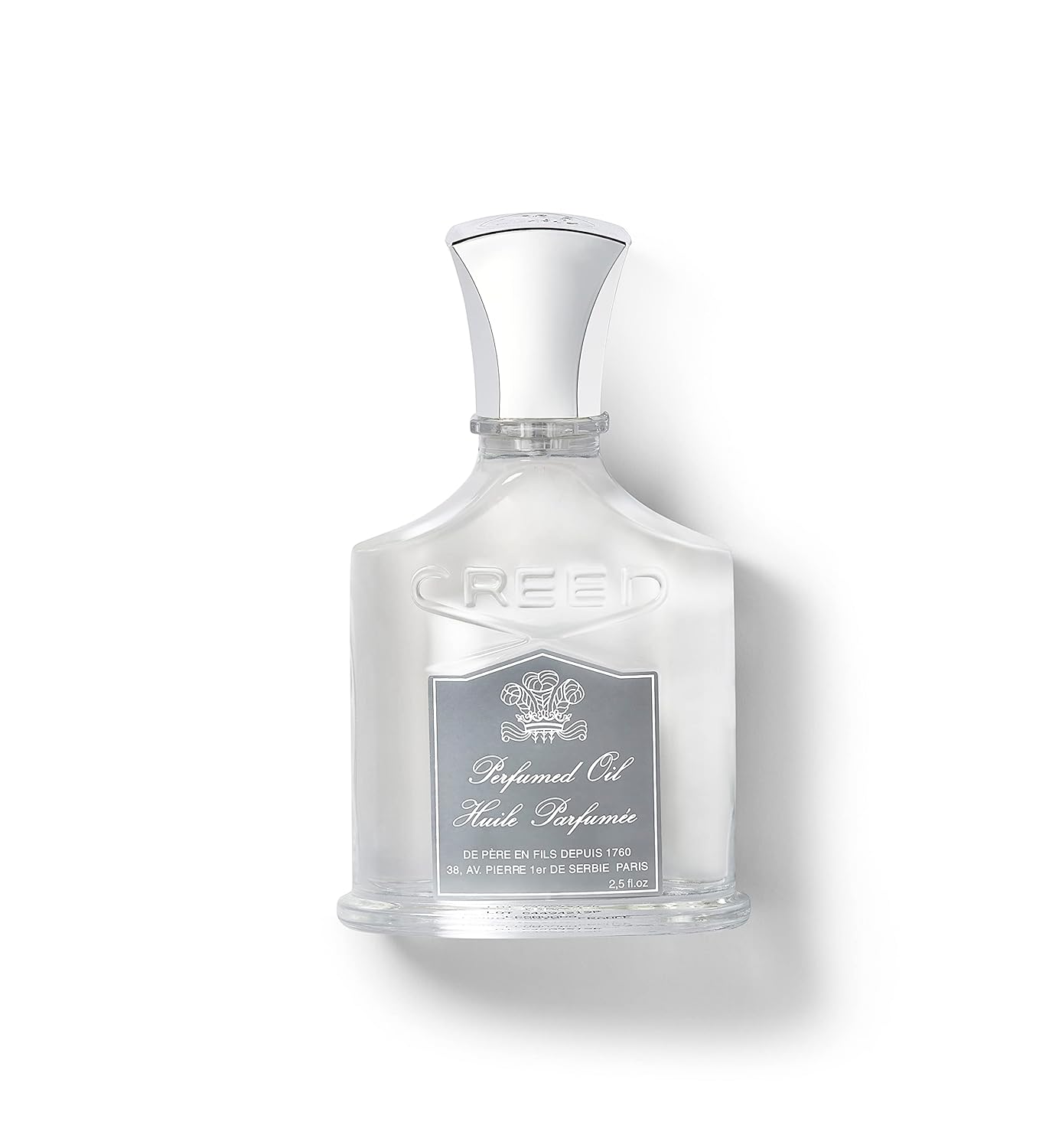 Creed Aventus Perfumed Oil, Men's Luxury Cologne, Dry Woods, Fresh & Citrus Fruity Fragrance, Alcohol-Free, 100 ML / 3.3 Fl Oz