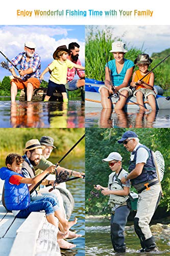 Fishing Rod and Reel Combo, Carbon Fiber Telescopic Fishing Pole with Spinning Reel, Fishing Line, Fishing Lures, Carrier Bag Travel Fishing Rods Kit Freshwater Saltwater Fishing Poles