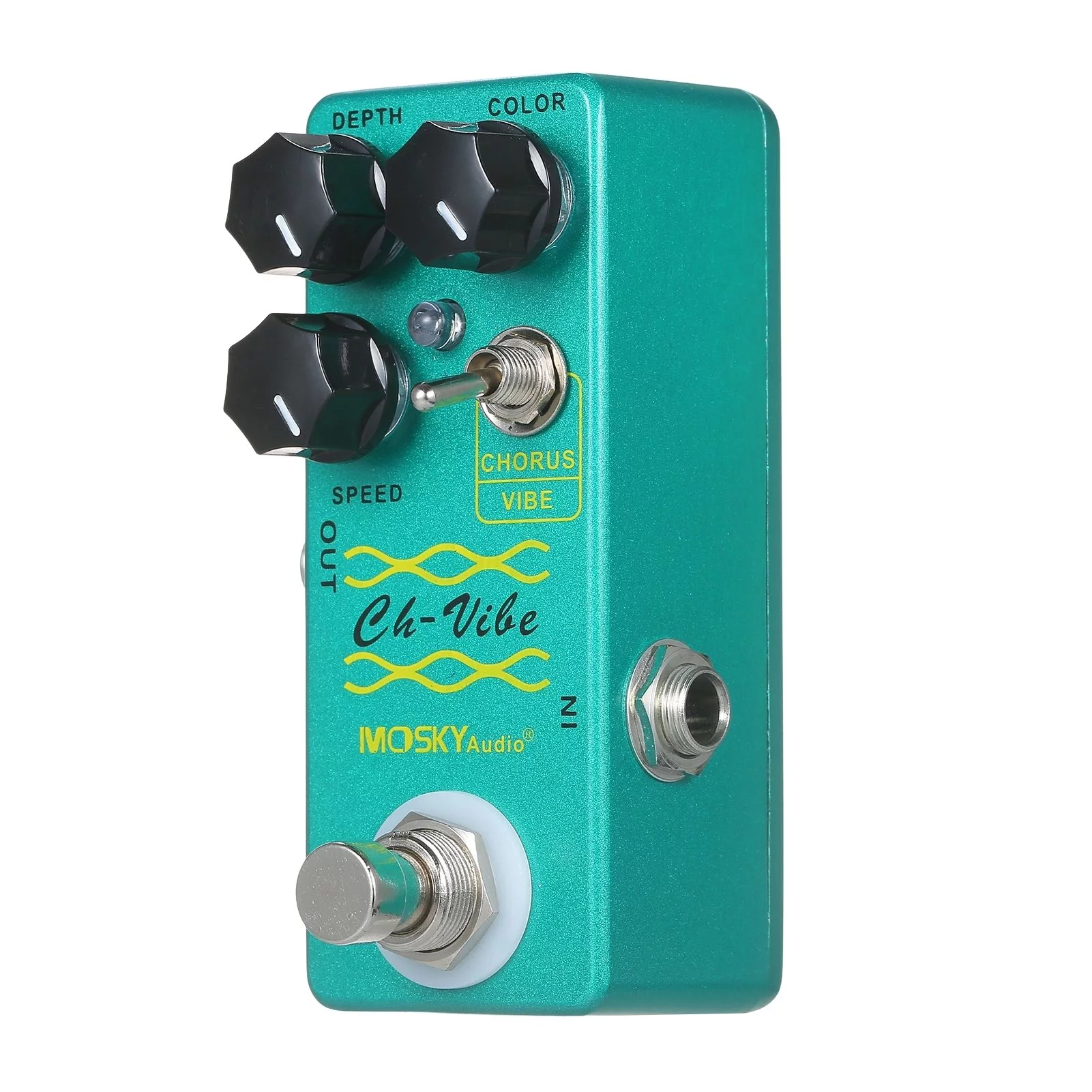 Andoer MOSKYaudio Chorus/Vibe Effect Pedal Guitar Effects Pedal Single Mini Effect Pedal